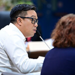 A CP Foods representative at a recent Thai Sustainable Fisheries Roundtable meeting.