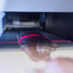 A Marel machine scanning a fish fillet