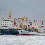 Transshipment in Russia.