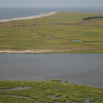 An aerial view of the Cape Romain National Wildlife Refuge