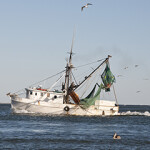 A shrimp boat in North Carolina