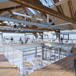 A rendering of planned renovations to the Port of Seattle.