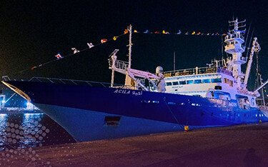 The Acila, Oman Pelagic's new tuna vessel.