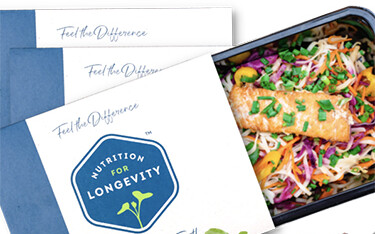 Nutrition for Longevity prepared meal.