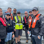 Mowi CEO Ivan Vindheim visiting a Mowi farm in British Columbia, Canada.