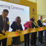The ribbon cutting ceremony at Seafood Expo Asia 2023