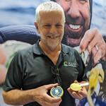 Ian Charles of Aquna Cod showing off the company's new Murray Cod Caviar