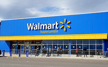 A Walmart Canada outlet.
