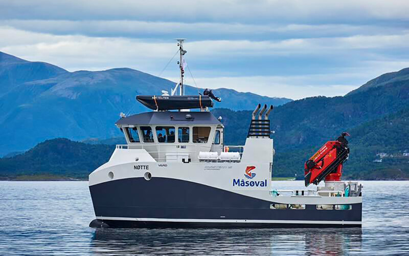 A Måsøval vessel on the water in Norway
