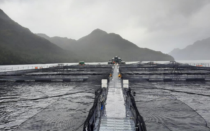 A Nova Austral salmon farm in Chile
