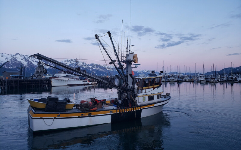 A fishing vessel in Alaska