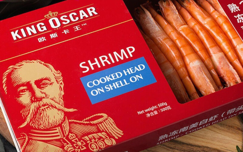 A King Oscar product in the Chinese market