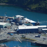 Trident Seafoods' seafood processing facility in Kodiak, Alaska
