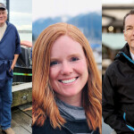 OBI Seafoods CEO John Hanrahan, Silver Bay Seafoods CEO Cora Campbell, and Trident Seafoods CEO Joe Bundrant