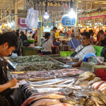 A fish market in Manila, the Philippines