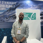 ASC AIP Global Lead Roy van Daatselaar at 2024 Seafood Expo Global I Photo by Bhavana Scalia-Bruce/SeafoodSource
