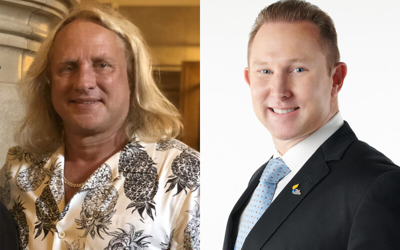 Peter Pan Seafoods Co-Owner Rodger May and former CEO Kevin Bixler