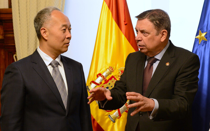 Spain Agriculture and Fisheries Minister Luis Planas met with China Agriculture Vice Minister Ma Youxiang on 24 May 2024