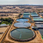 A shrimp farm in Vietnam