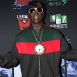 Rapper Flavor Flav at a 2019 event in Los Angeles, California, U.S.A.