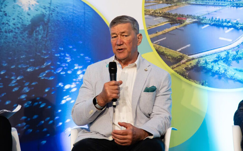 Aquaculture Stewardship Council CEO Chris Ninnes speaking at the 2024 Blue Food Innovation Summit