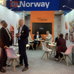 Mathias Bjørge's booth at the 2024 Seafood Expo Global