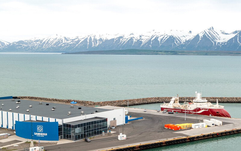 Samherji's processing facility in Dalvik, Iceland