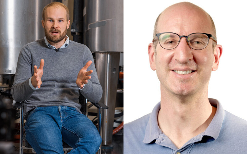 Enifer CEO Simo Ellilä and Kuehnle AgroSystems CEO Claude Kaplan