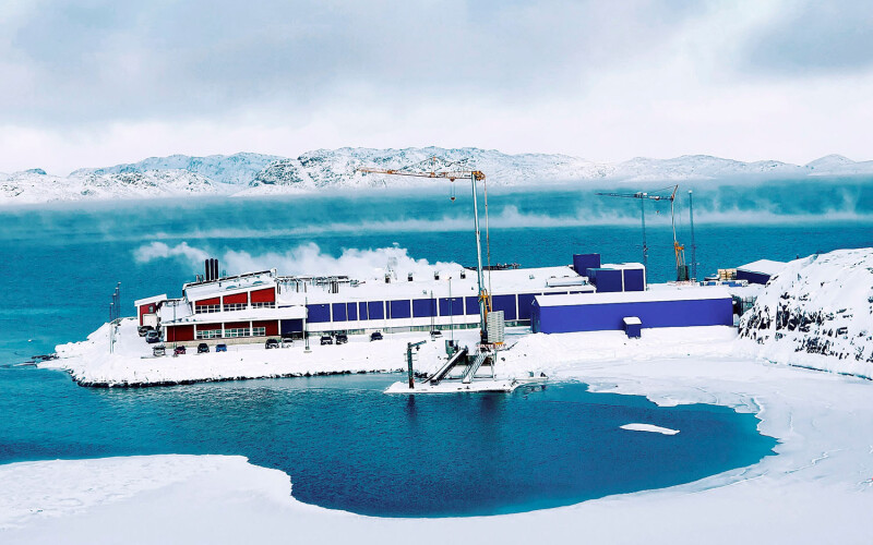 One of Polar Seafood's processing facilities in Greenland