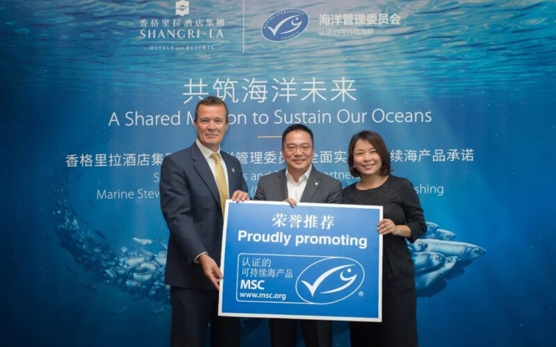 Shangri-La Hotels and Resorts received MSC chain of custody certification in 2018