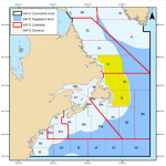 A map of the now-reopened 2J3KL cod fishery in Canada