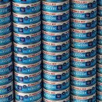 Cans of Bumble Bee tuna