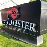 A Red Lobster restaurant marquee in Boise, Idaho, U.S.A.