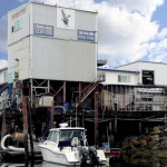 A French Creek Seafood facility in Parksville, British Columbia, Canada