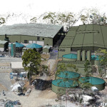 A rendering of Huon Aquaculture's planned RAS facility expansion