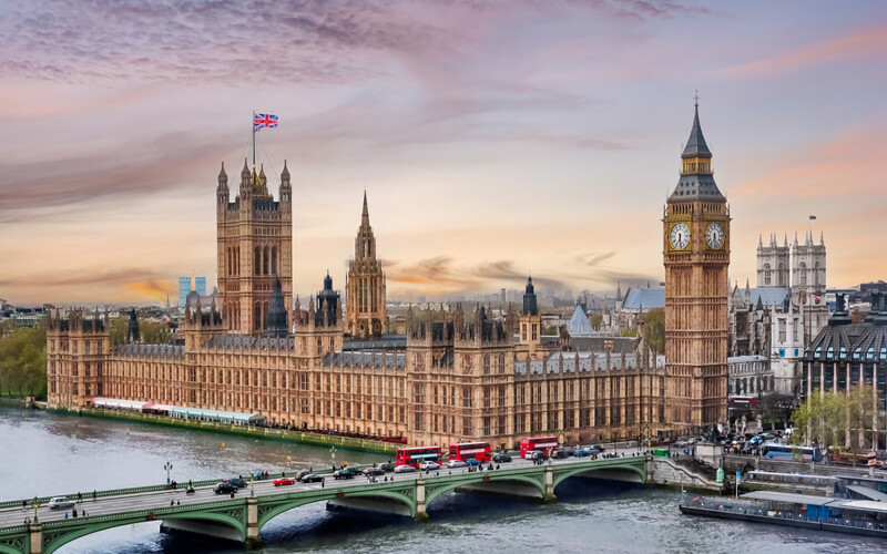 Westminster Palace in London, England