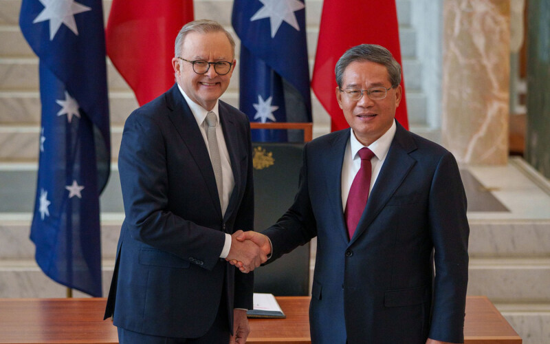 Australia Prime Minister Anthony Albanese and China Premier Li Qiang met on 18 June in Australia