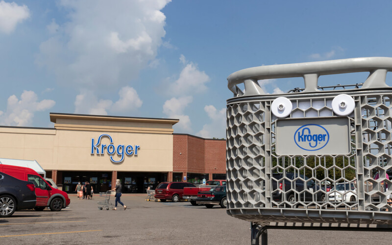 A Kroger location in Indianapolis, Indiana, U.S.A.