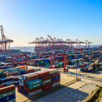 The port of Shanghai