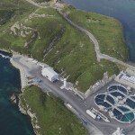 An aerial view of Bue Salmon's pilot facility