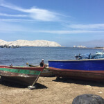 The port of Chimbote in Peru