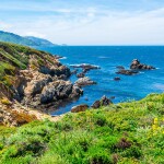 An ocean view along the California coast