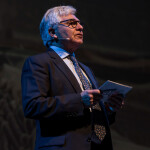 SalmonChile President Arturo Clement presenting at a recent salmon summit in Frutillar, Chile