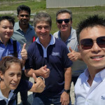 SyAqua CEO Fred Kao and other SyAqua staff