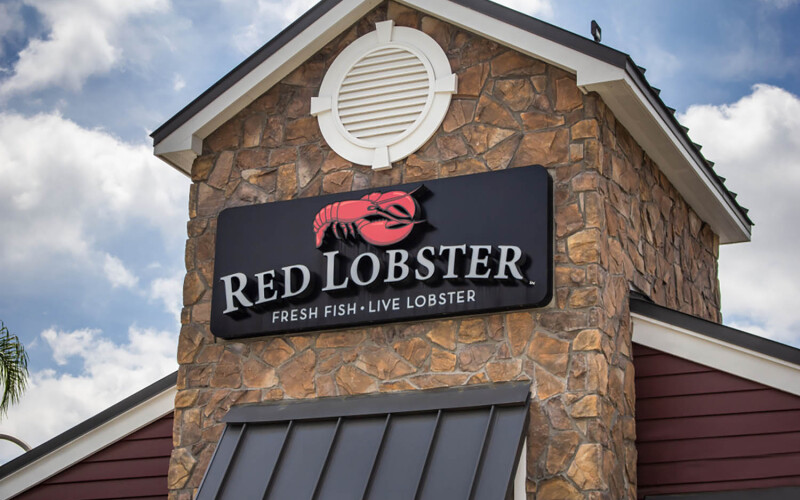 A Red Lobster location in Brea, California, U.S.A.