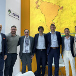 A meeting between Seafood Souq and Newsan representatives sealing their joint partnership