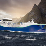 A rendering of the new wellboat commissioned by AquaShip/Intership