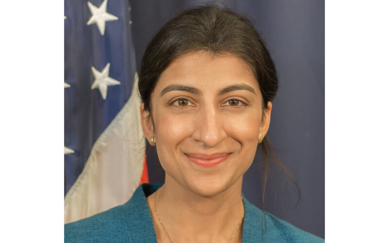 A headshot of U.S. Federal Trade Commission Chair Lina Khan