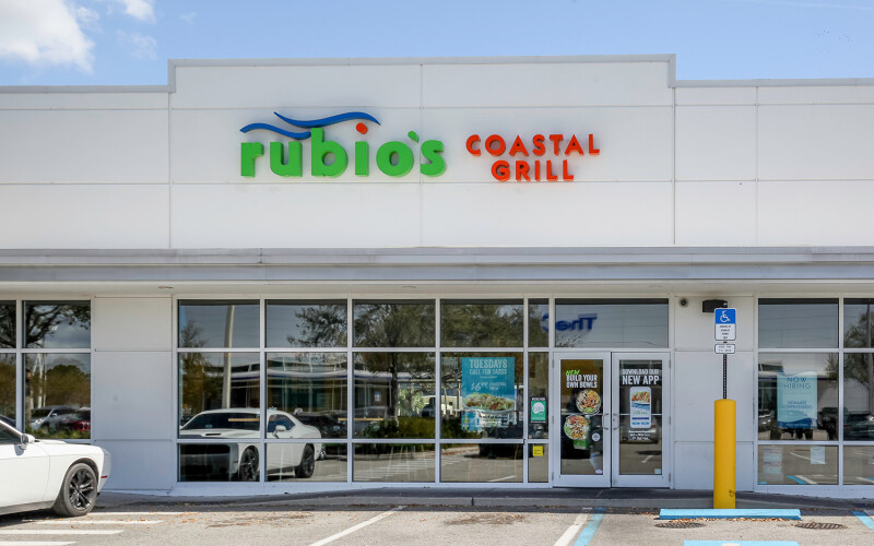 A now-closed Rubio's Coastal Grill restaurant in Tampa, Florida, U.S.A.