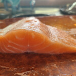A fillet of salmon made of fish raised by SIFT Group